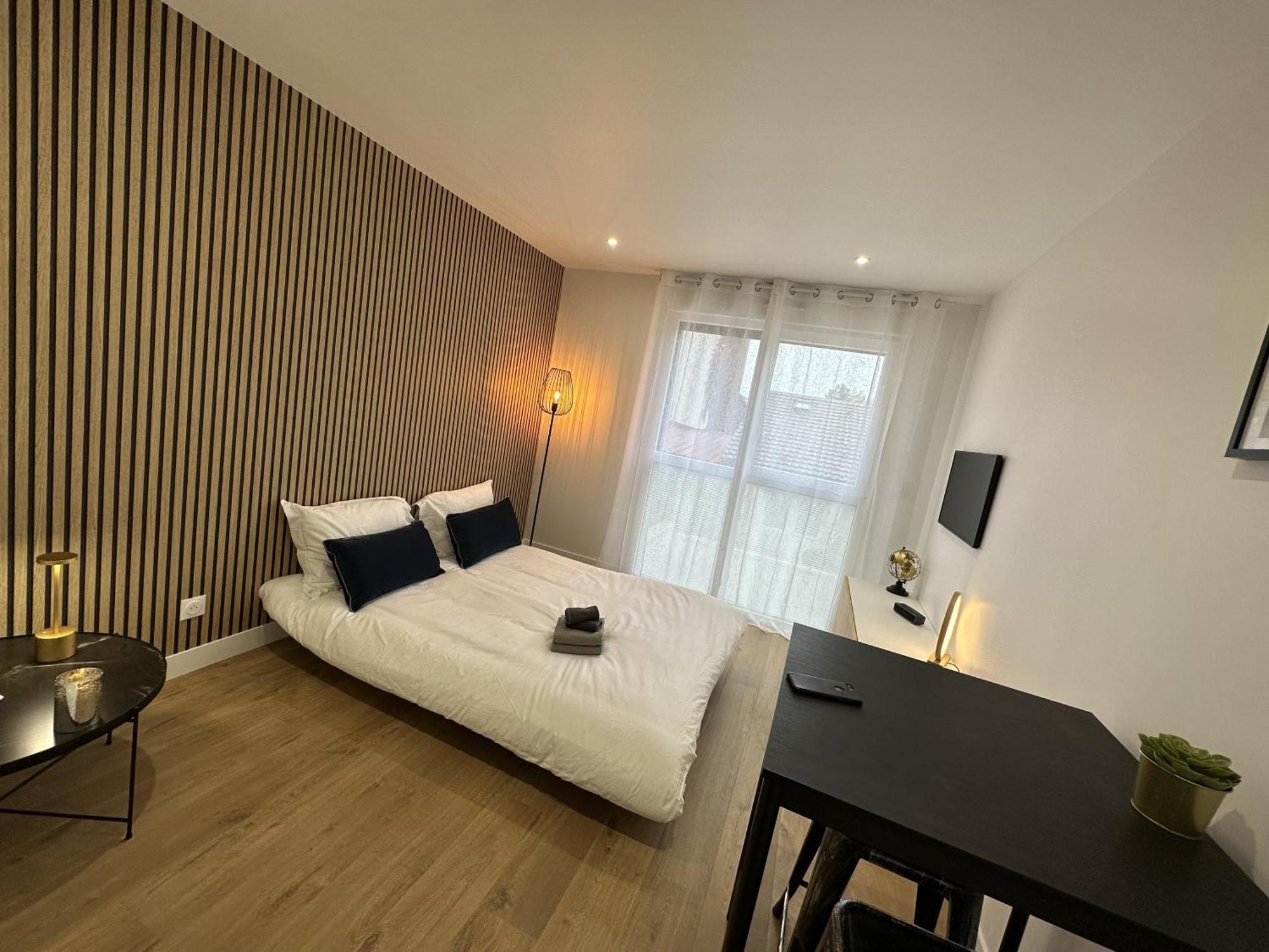 La Residence Republique Dijon Chambre photo